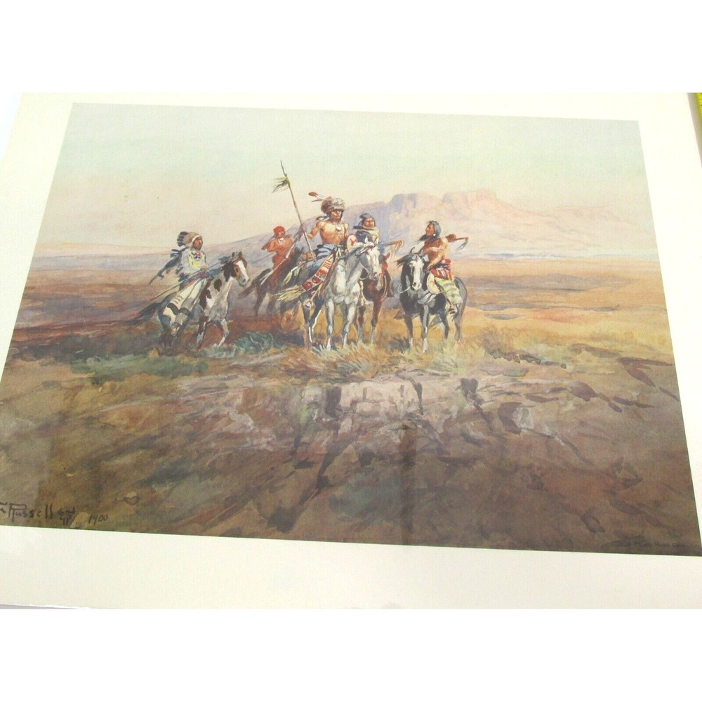 Charles M. Russell Indian Scouts Authorized print of CMR foundation - 15x19"